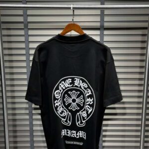 Chrome Hearts Miami Limited Edition Horseshoe Graphic Tee - Jet Black