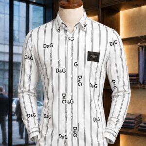 Men's Tropical Leaf Print Short Sleeve Camp Collar Shirt