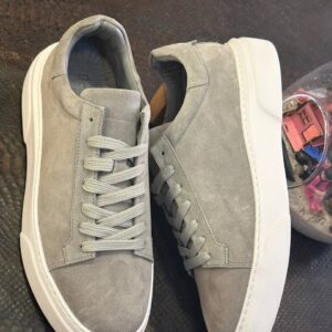 Alexander McQueen Oversized Low-Top Leather & Suede Sneakers - All Black