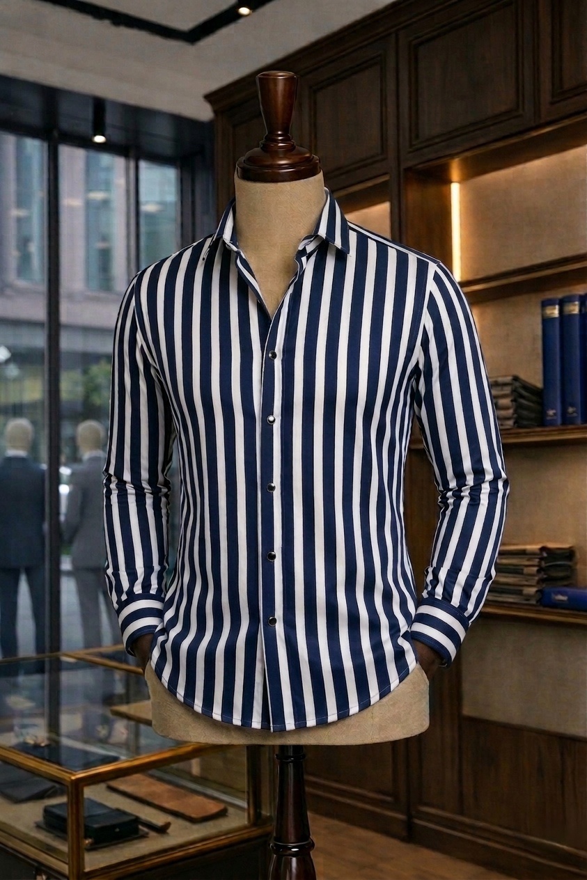 Men's Tropical Leaf Print Short Sleeve Camp Collar Shirt - Image 4