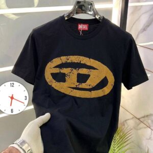 Diesel Men's T-BOXT-BLEACH Oval D Logo T-Shirt
