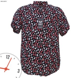 Men's Thomas Retro Vortex Print Short Sleeve Casual Shirt